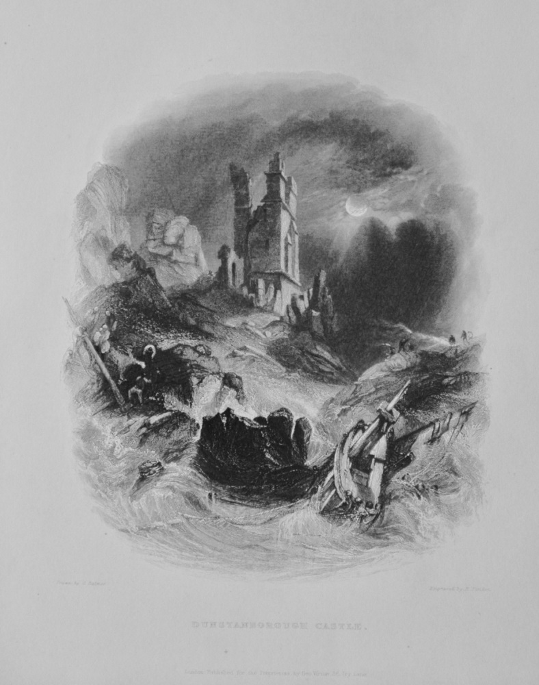 Dunstanborough Castle.  - 1842