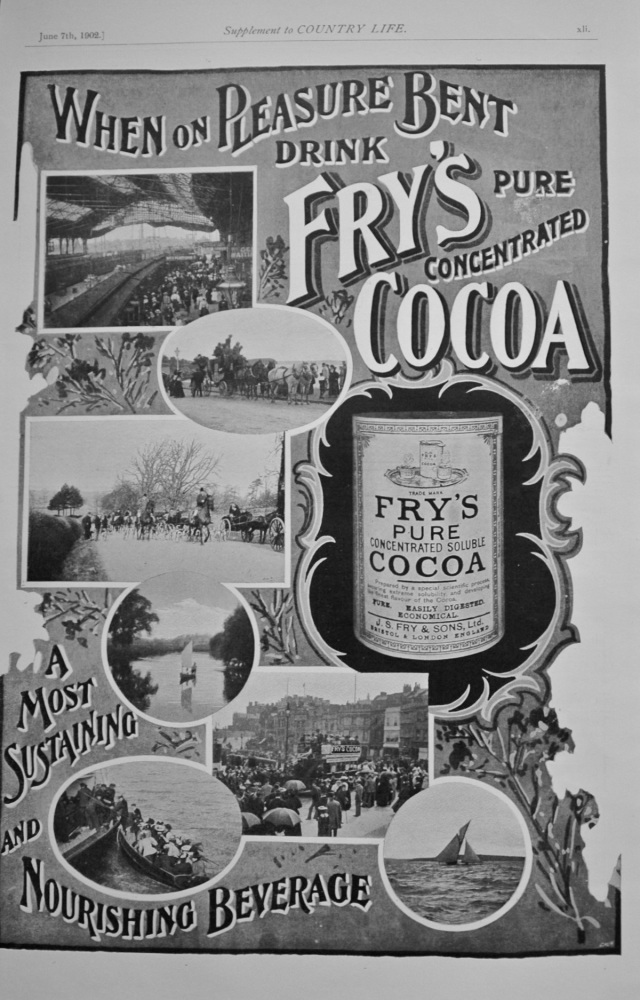 Fry's Cocoa - Advert - 1902