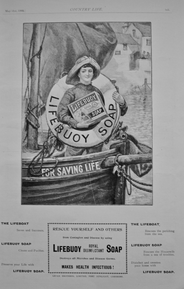 Lifebuoy Soap  - Advert - 1902