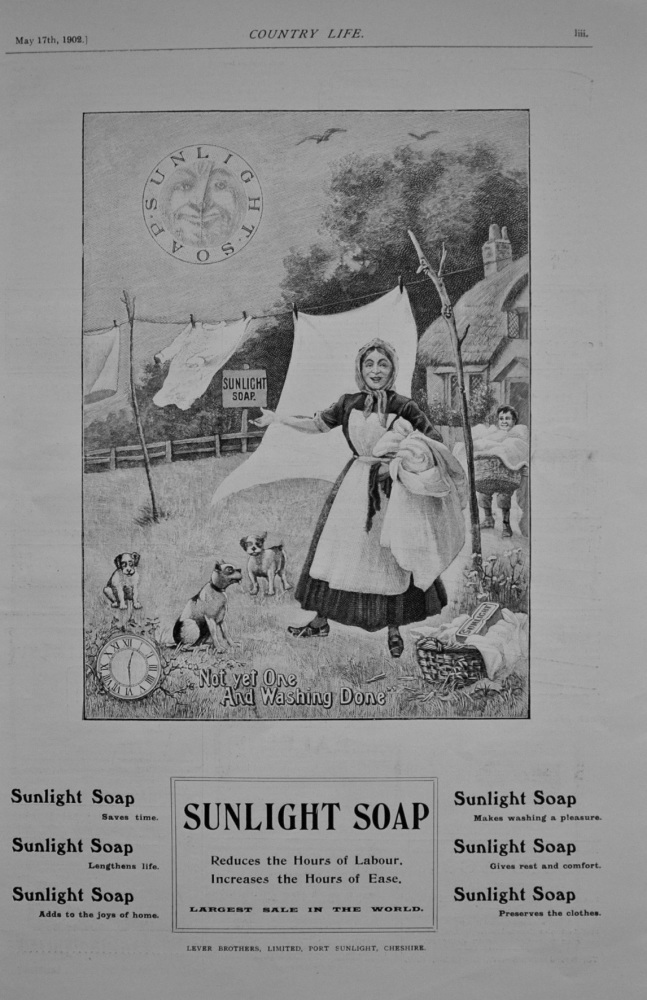 Sunlight Soap - Advert - 1902