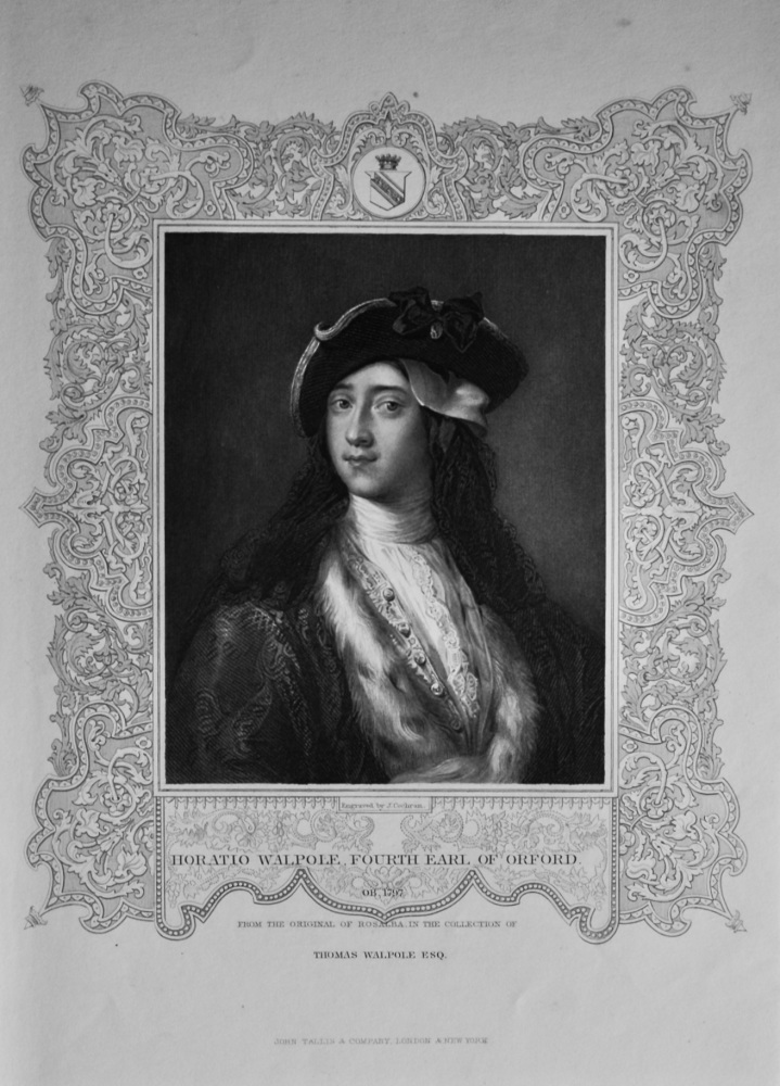 Horatio Walpole, Fourth Earl of Orford.