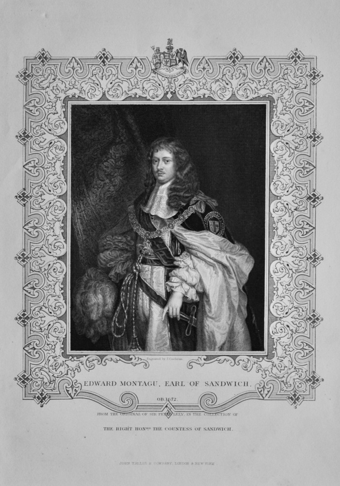 Edward Montagu, Earl of Sandwich.