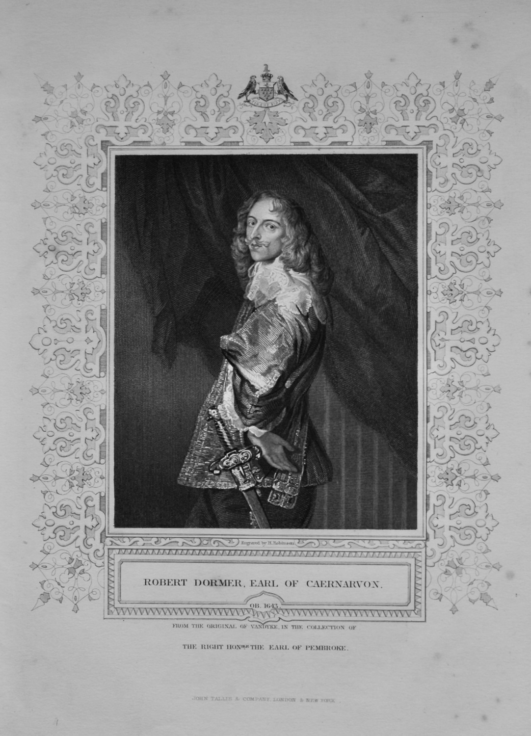 Robert Dormer, Earl of Caernarvon.