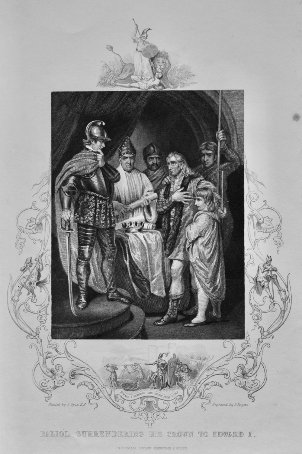 Baliol Surrendering His Crown to Edward I.