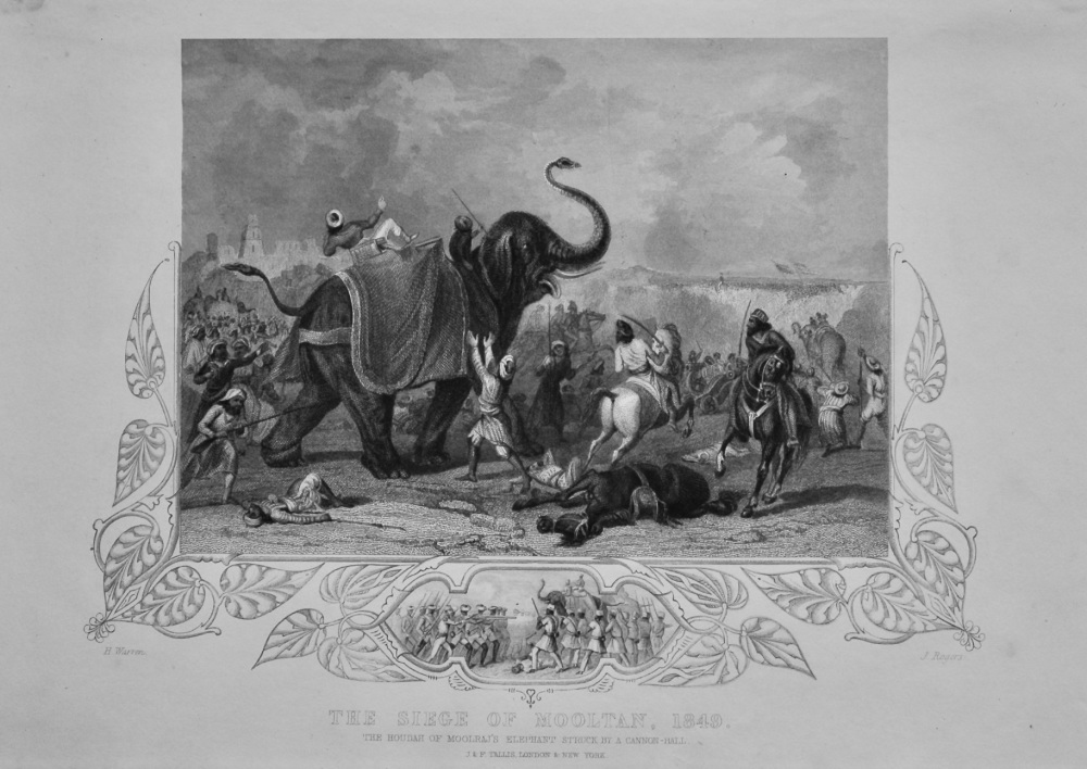 The Siege of Mooltan, 1849.