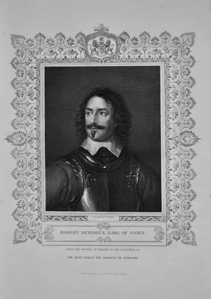 Robert Devereux. Earl of Sussex.