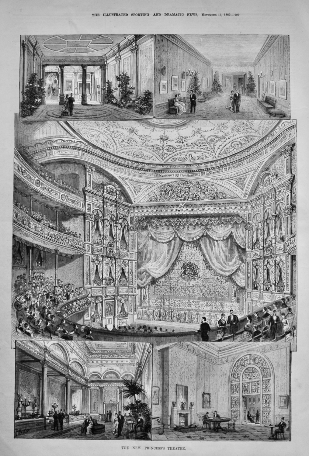 The New Princess's Theatre.  1880.