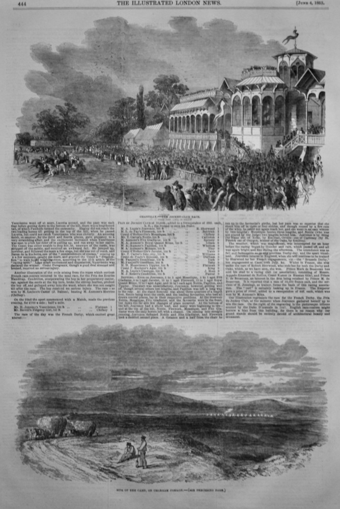Chantilly Races.  1853.
