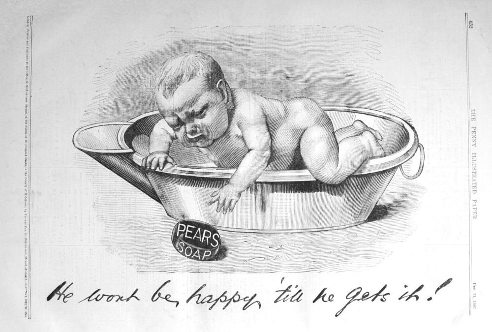 Pears Soap Advert - 1887