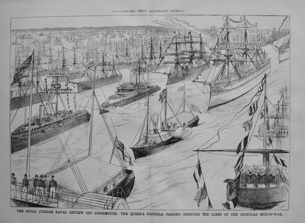 The Royal Jubilee Naval Review - 1887