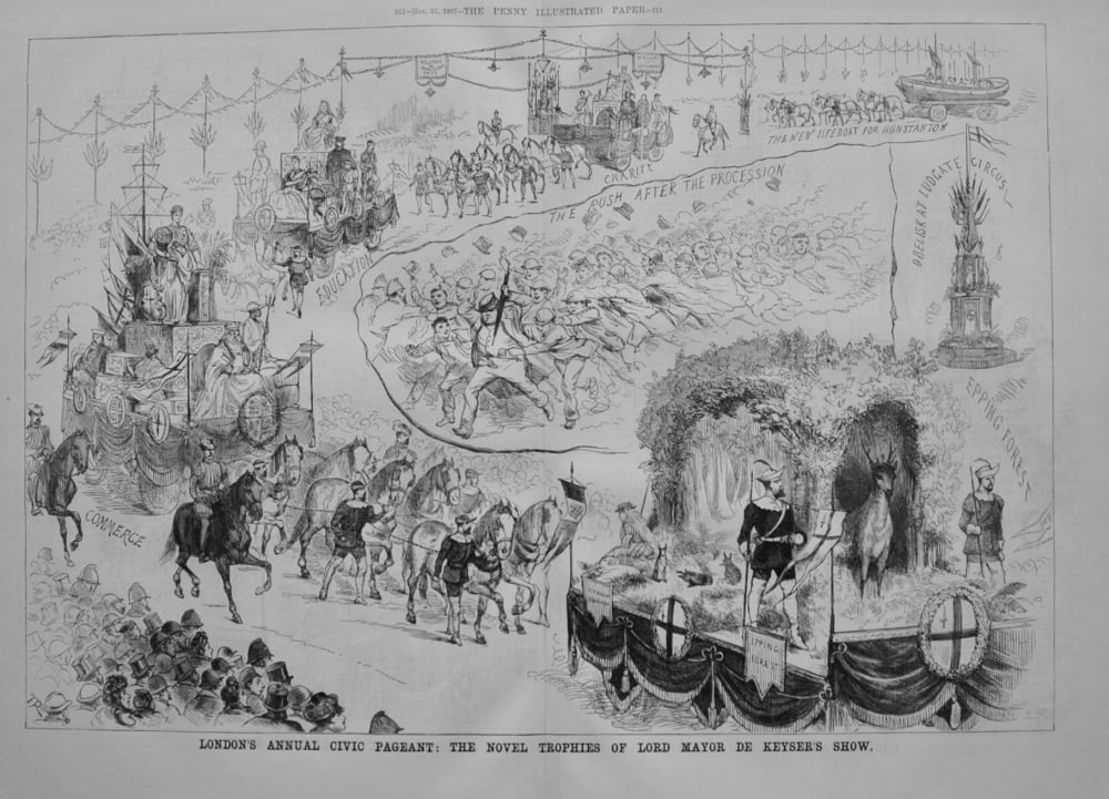 London's Annual Civic Pageant - 1887