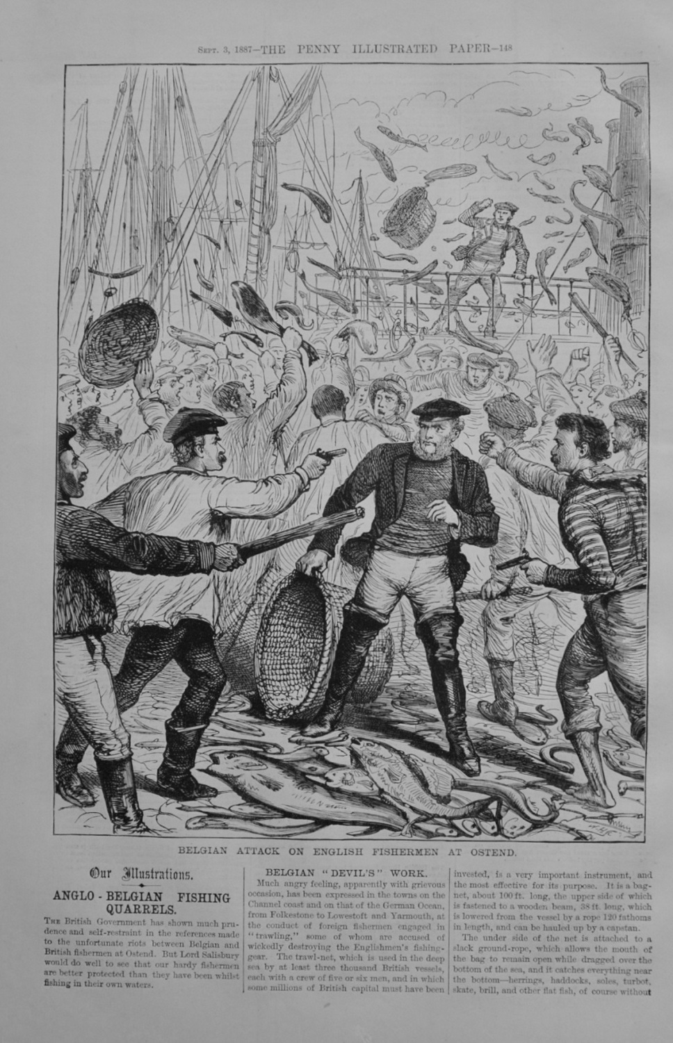 Anglo-Belgian Fishing Quarrels - 1887