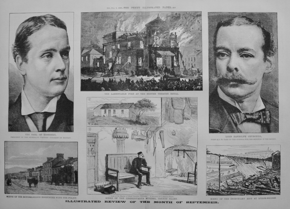 Illustrated Review of the Month of September - 1887