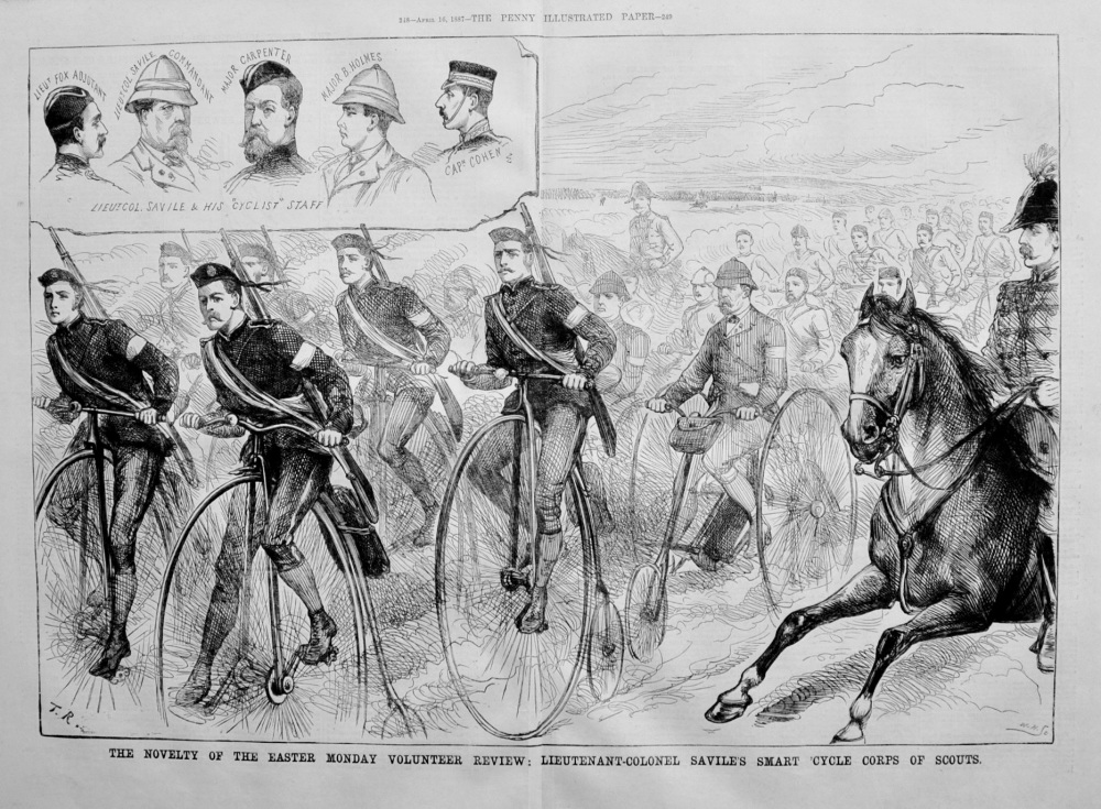 "Cycle Corps of Scouts" - 1887