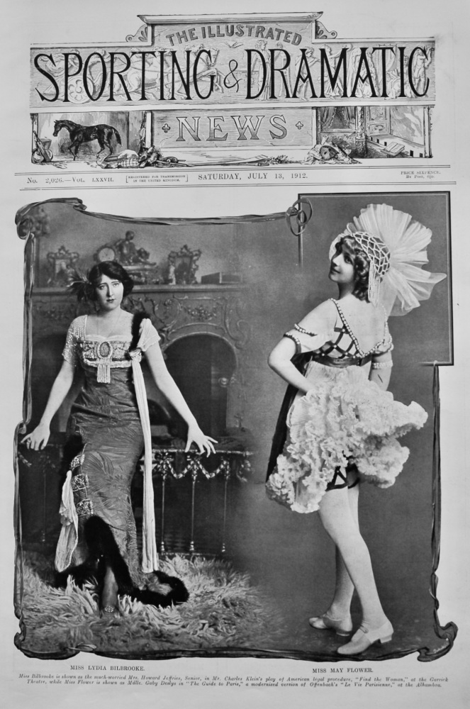 Miss Lydia Brooke.  &  Miss May Flower.  1912.