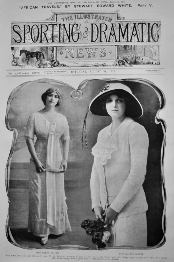 Miss Ethel Oliver,  &  Miss Gladys Cooper.  1912.