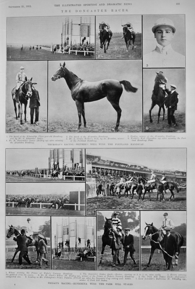 The Doncaster Races. 1912.