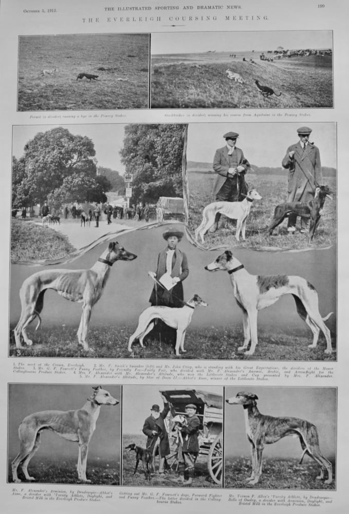 The Everleigh Coursing Meeting.  1912.