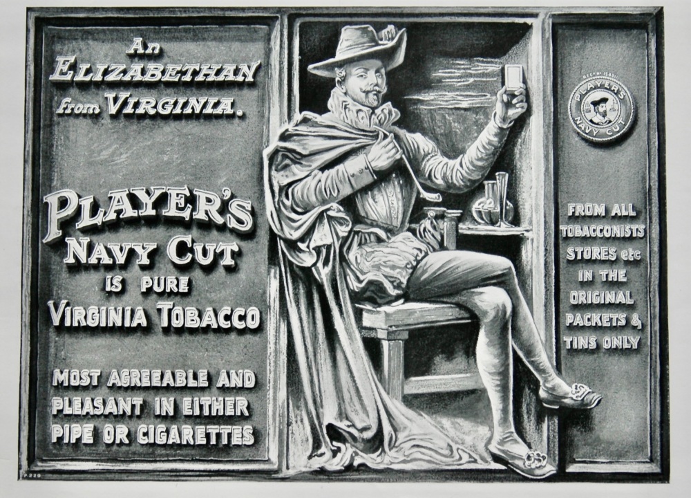 Player's Navy Cut Virginia Tobacco. 1912.