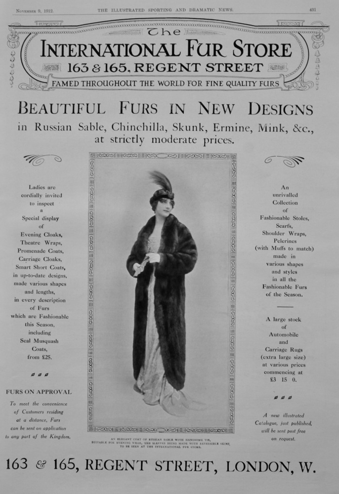 The International Fur Store.  1912.