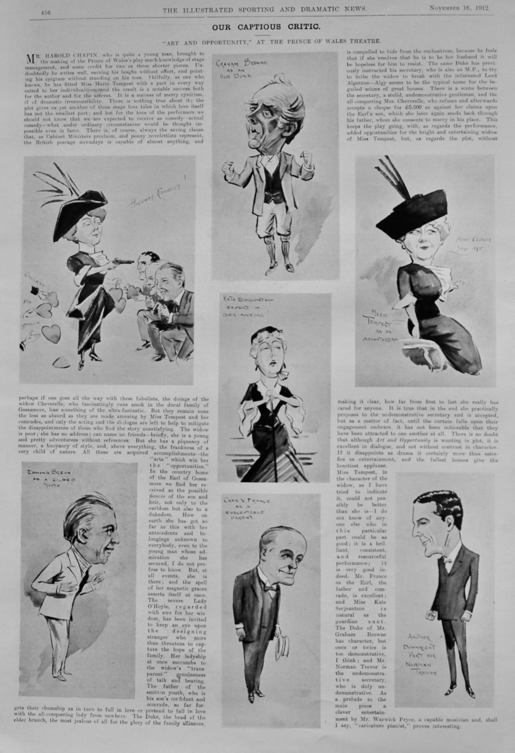 Our Captious Critic.  