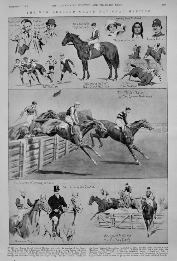 The New Zealand Grand National Meeting.  1912.