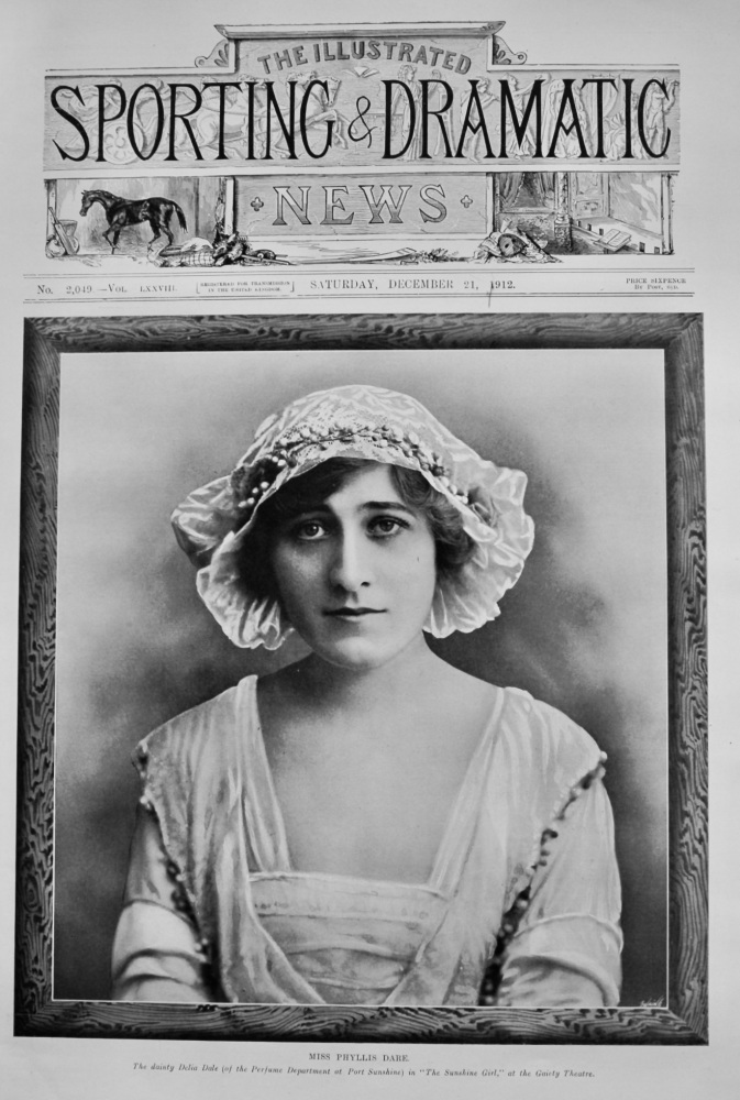 Miss Phyllis Dare.  1912.