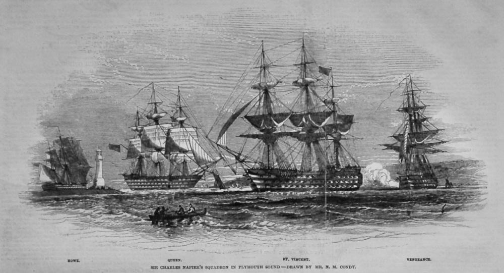 Sir Charles Napier's Squadron.  1847.