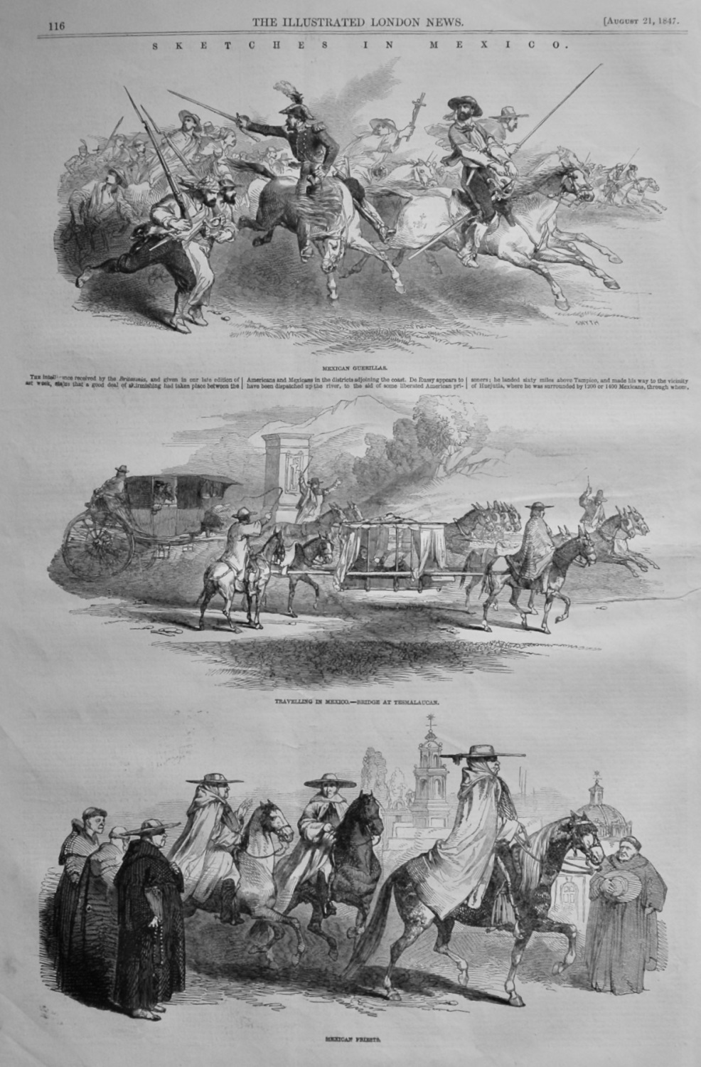 Sketches in Mexico.  1847.