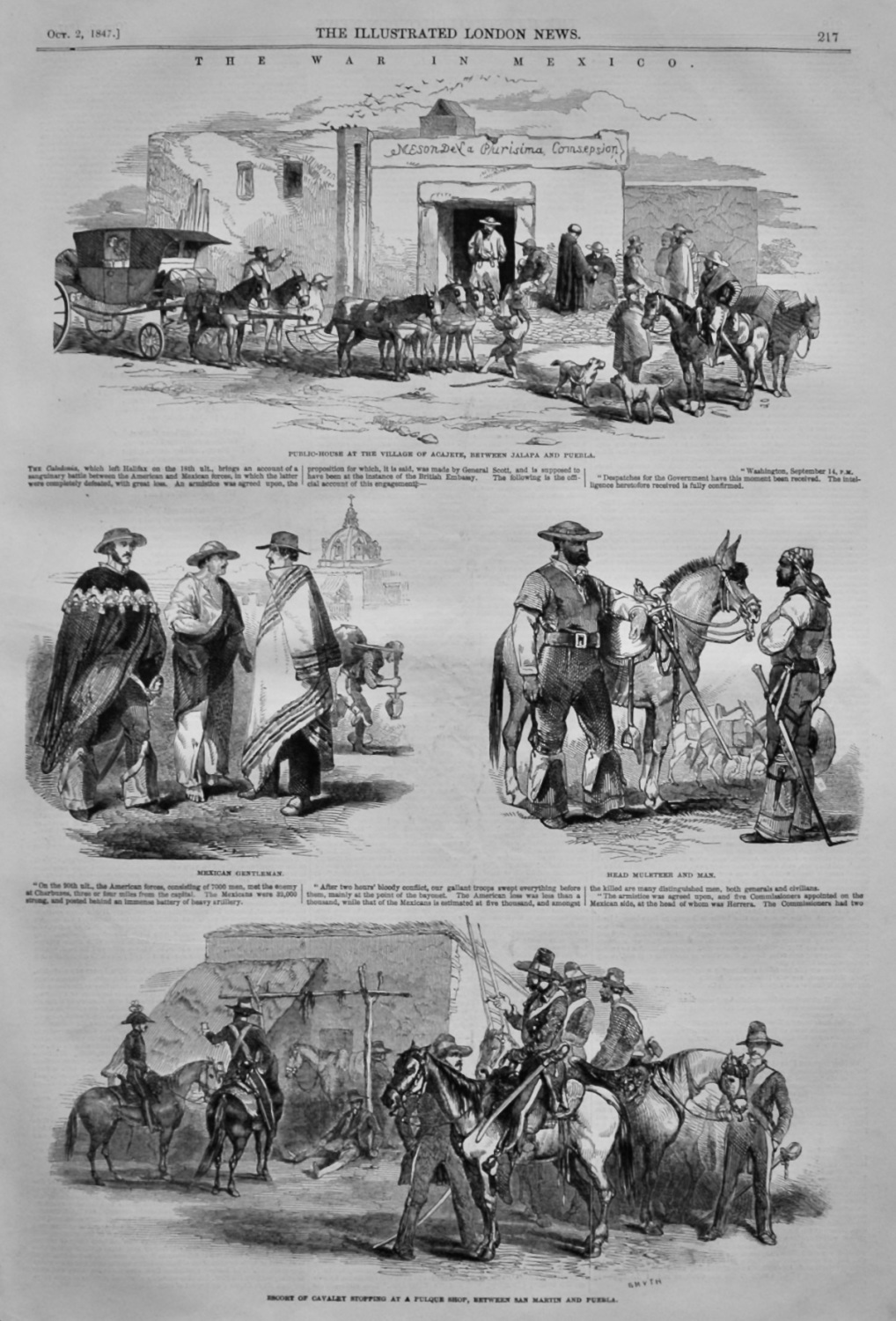 The War in Mexico.  1847.