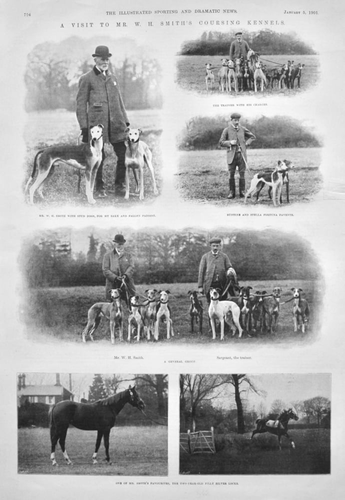 A Visit to Mr. W. H. Smith's Coursing Kennels.  1901.