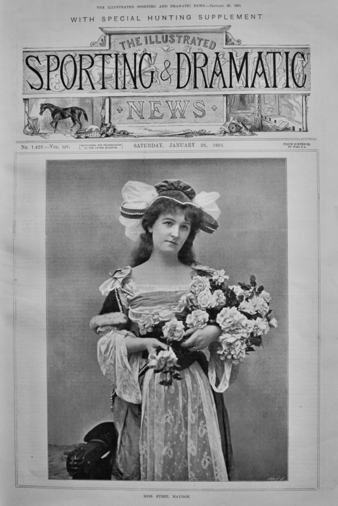 Miss Ethel Haydon.  1901.