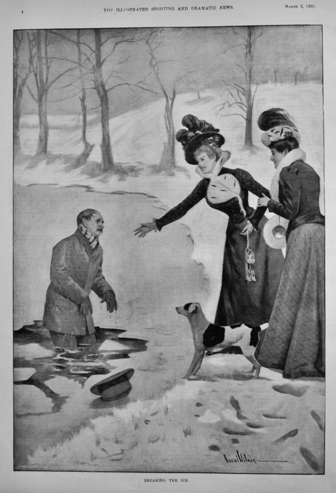 Breaking the Ice.  1901.