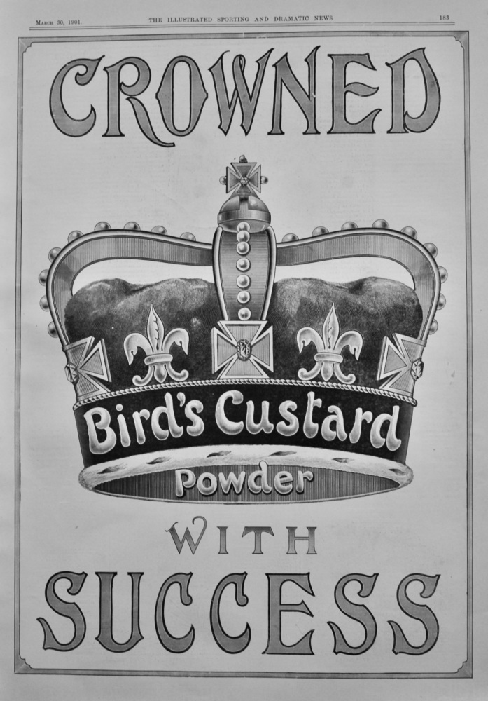 Bird's Custard Powder.  1901.