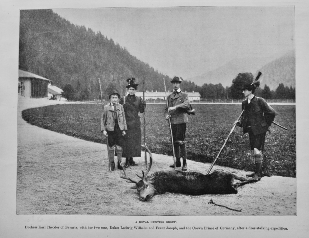 A Royal Hunting Group.  1901.