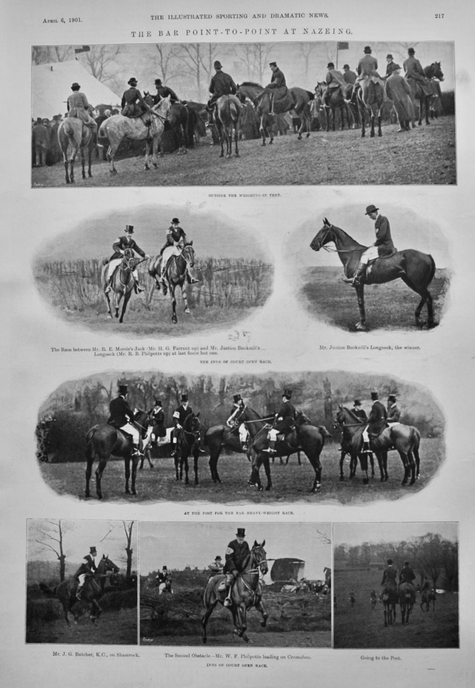 The Bar Point-to-Point at Nazeing.  1901.