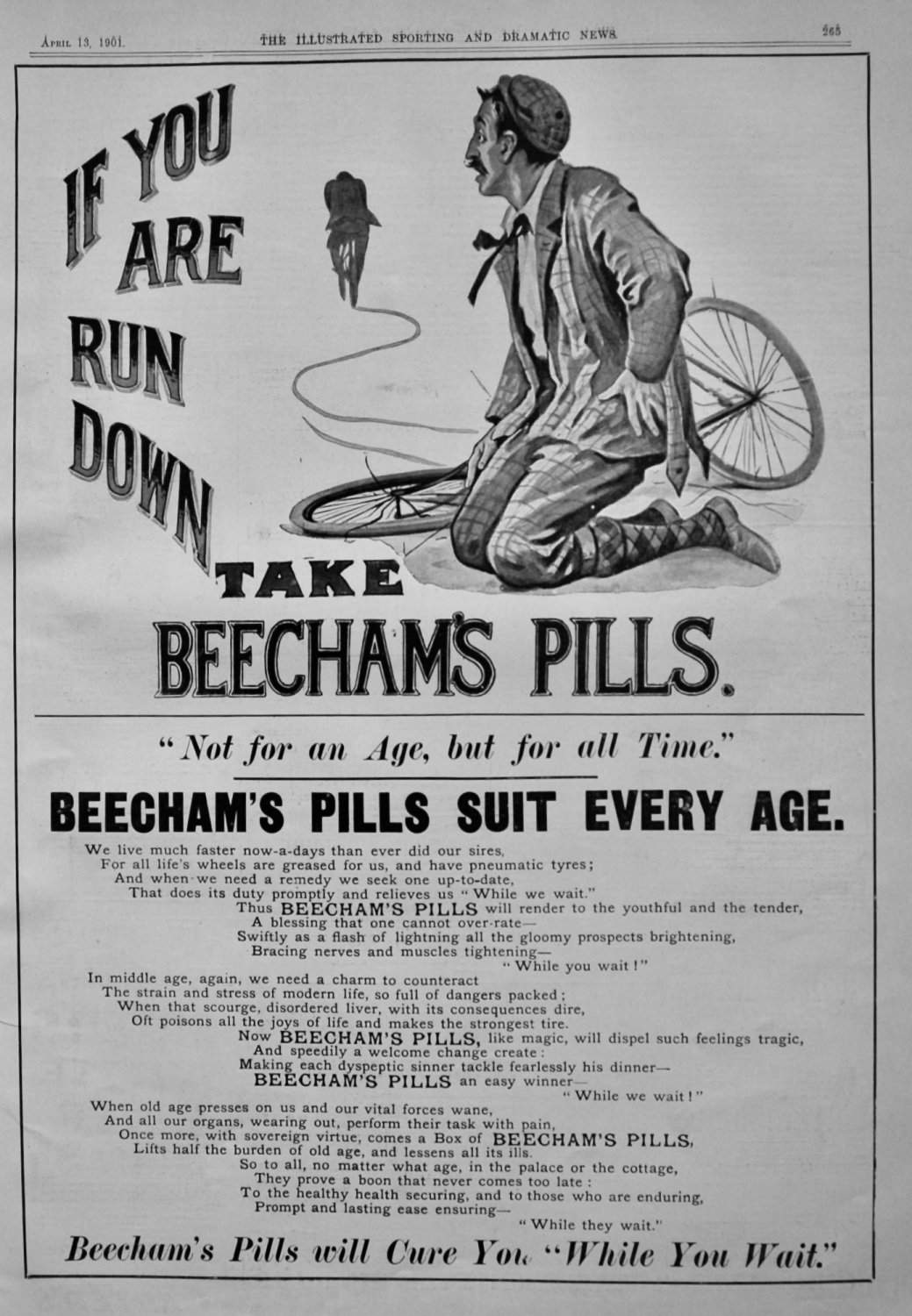 Beecham's Pills.  1901.