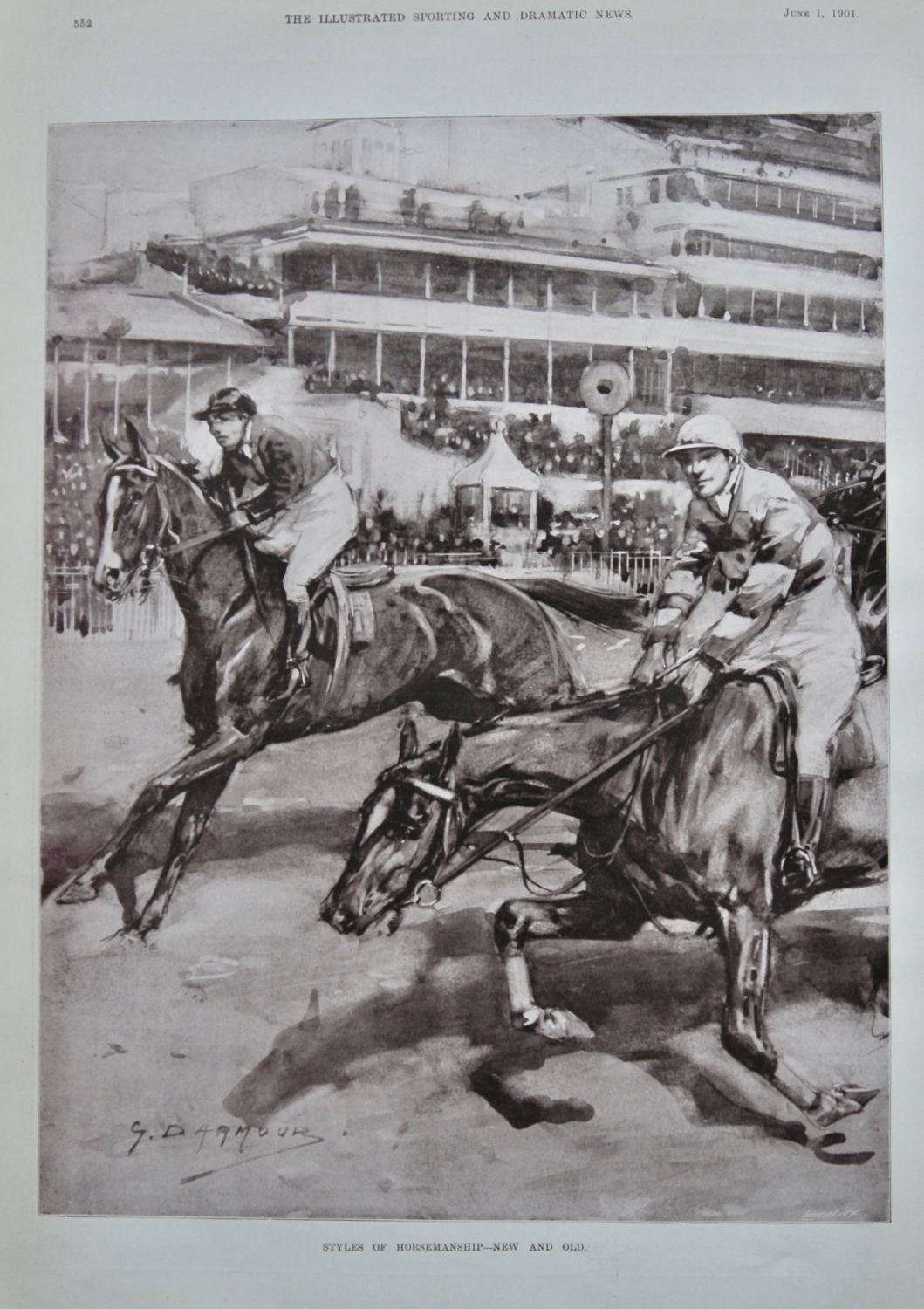 Styles of Horsemanship - New and Old.  1901.