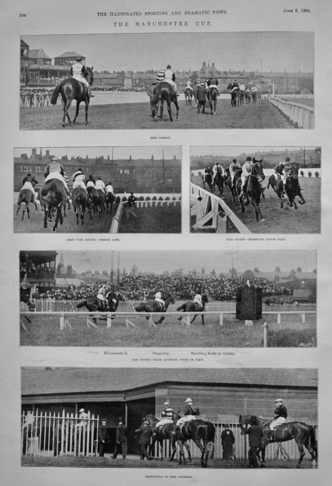 The Manchester Cup.  (Horseracing).  1901.