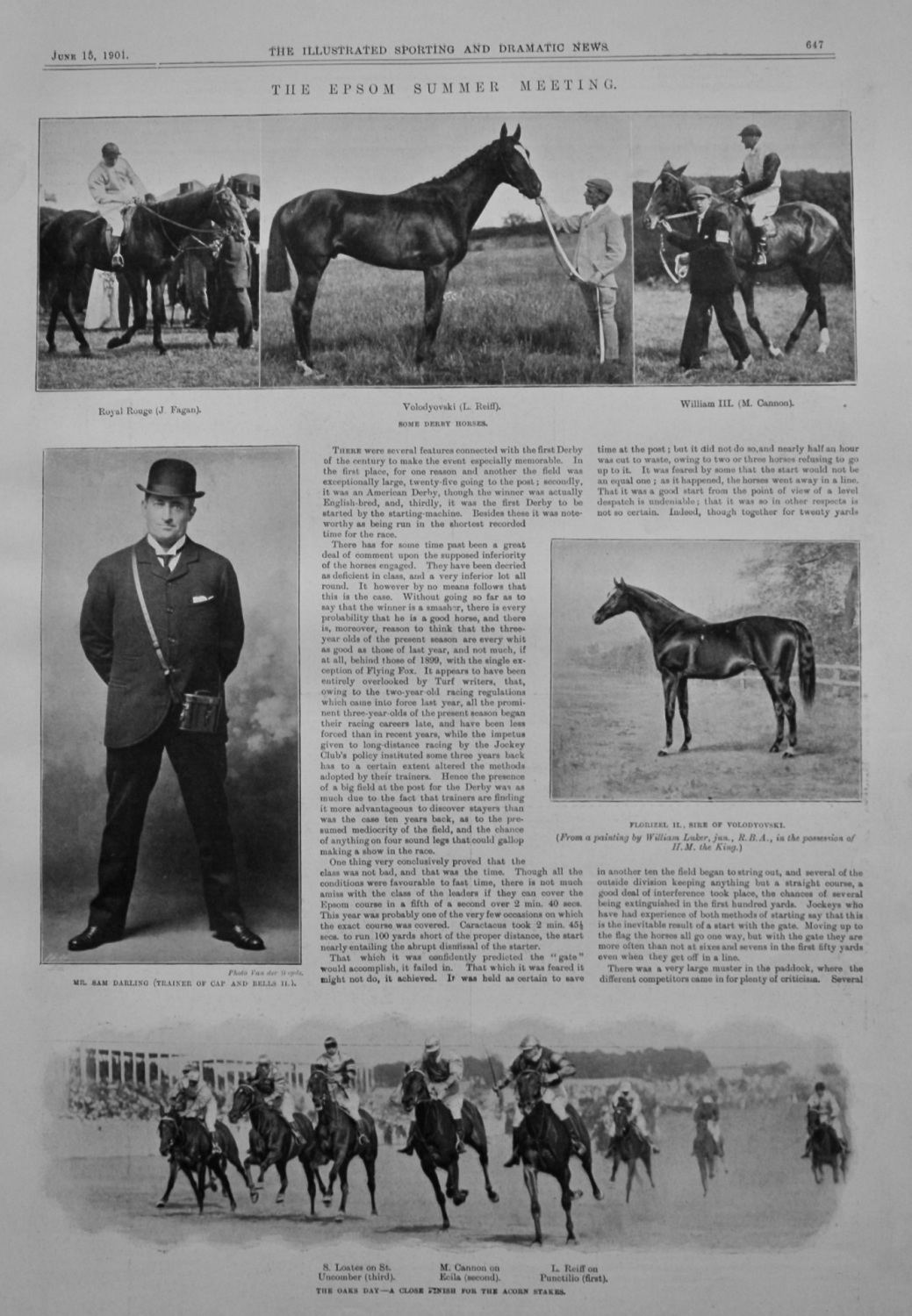 The Epsom Summer Meeting. 1901.