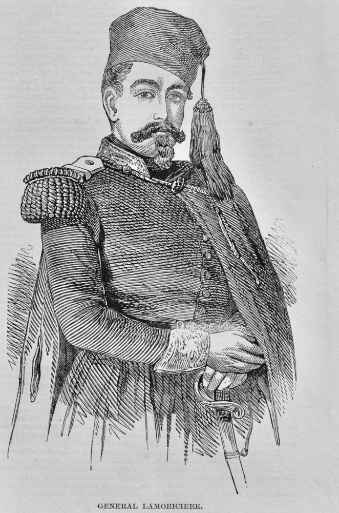 General Lamoriciere.  1848.