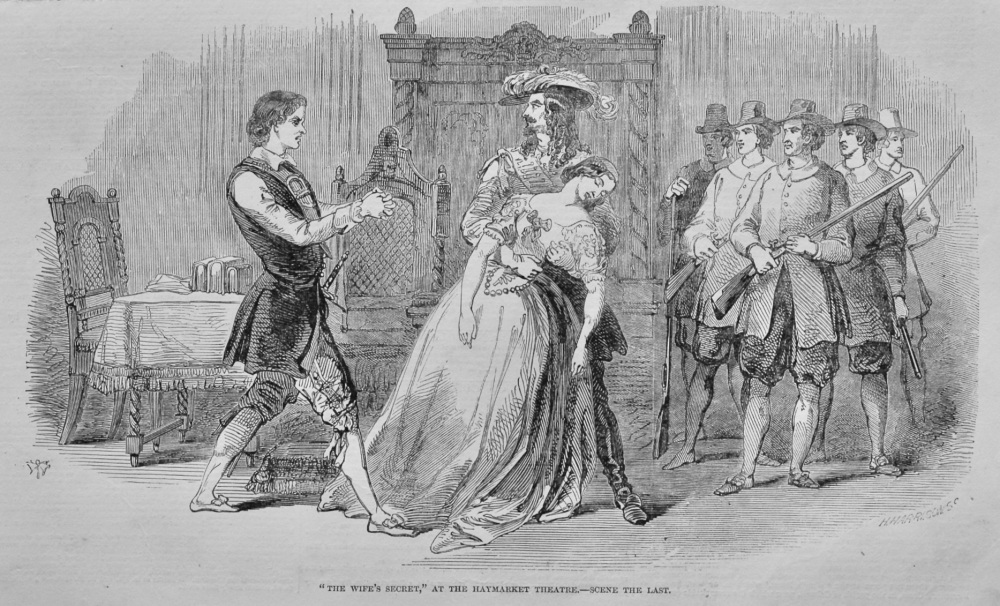 "The Wife's Secret," at the Haymarket Theatre.- Scene the Last.  1848.