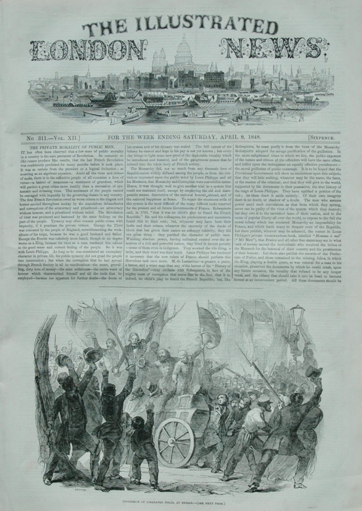 Illustrated London News - April 8, 1848