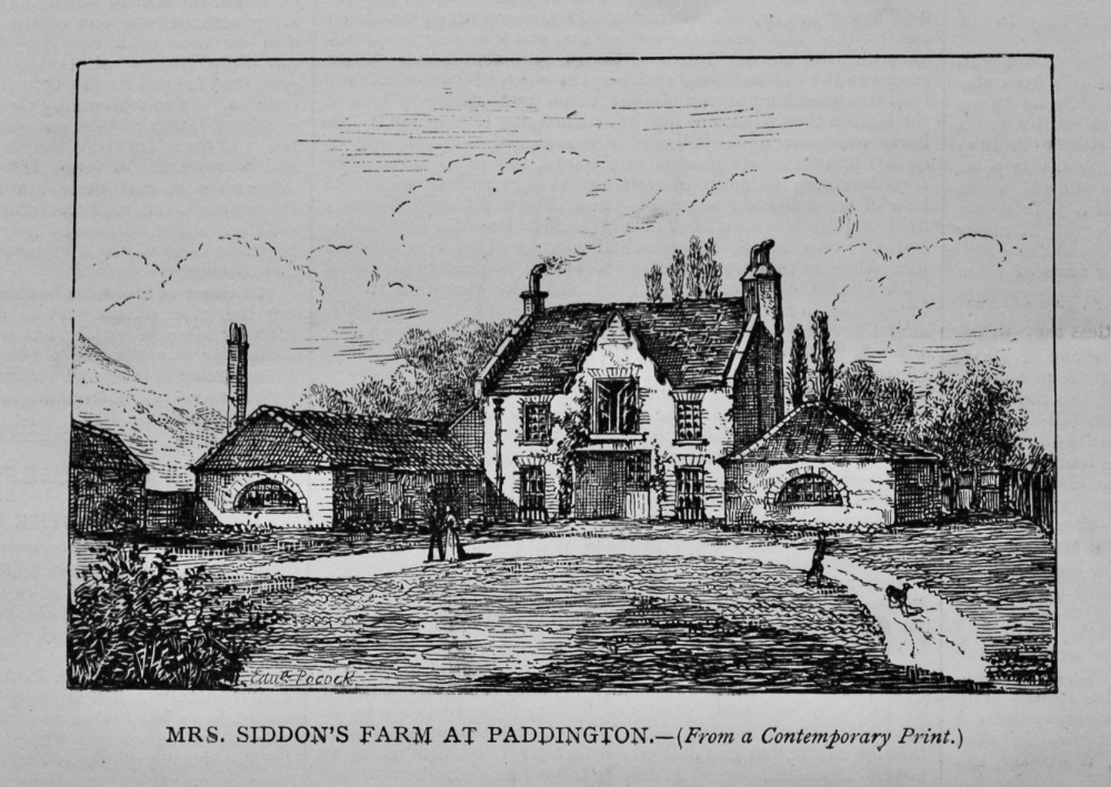 Mrs. Siddons Farm at Paddington. (London)  