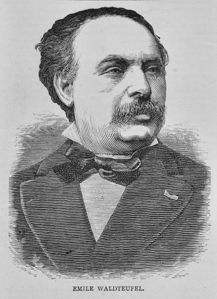 Emile Waldteufel.  (Portrait).  1879.
