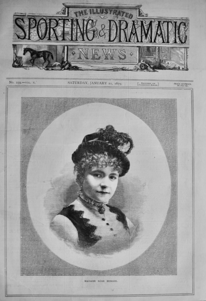 Madame Rose Hersee. 1879.