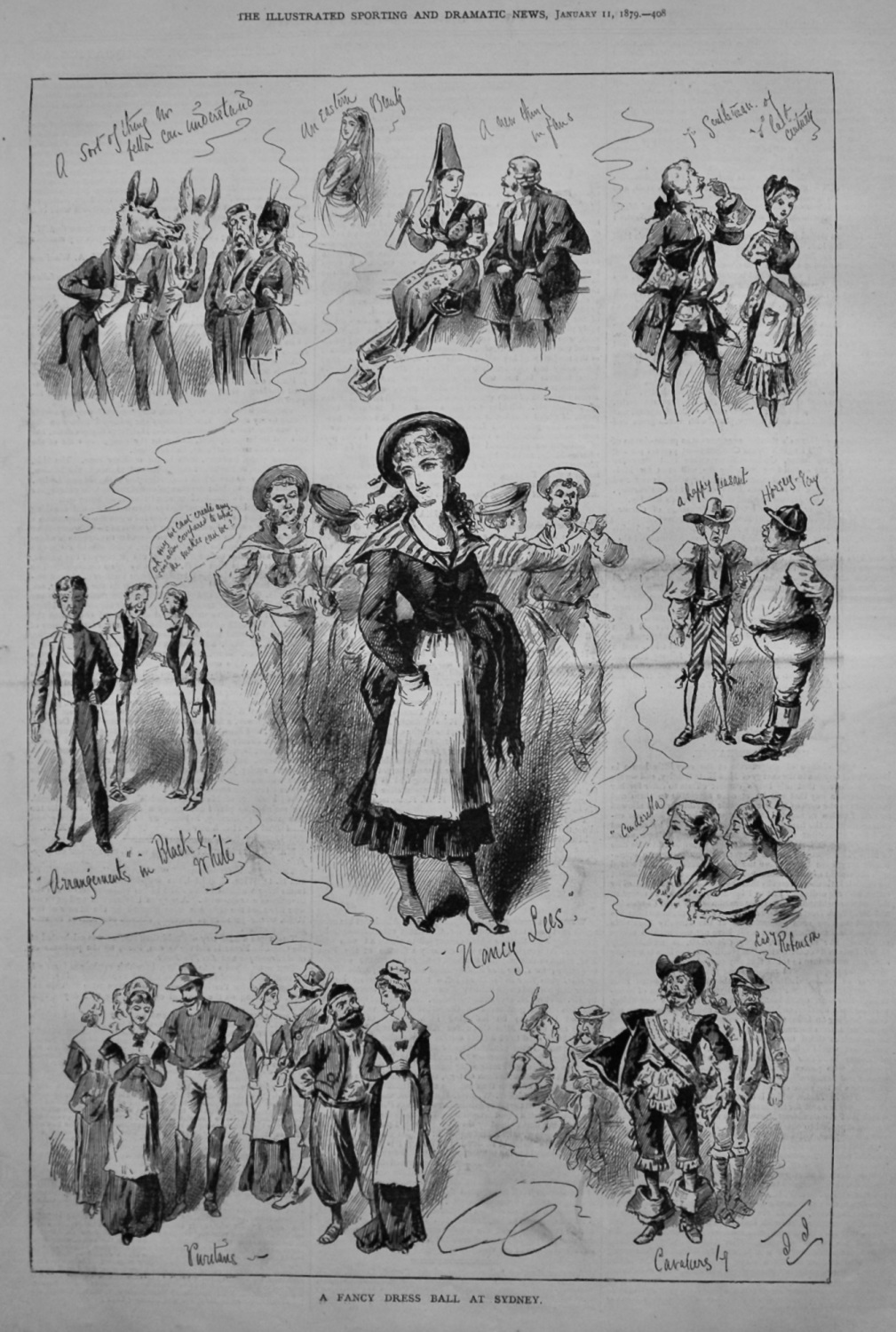 A Fancy Dress Ball at Sydney. 1879.