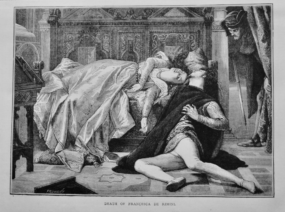 Death of Francesca De Rimini.  1879.