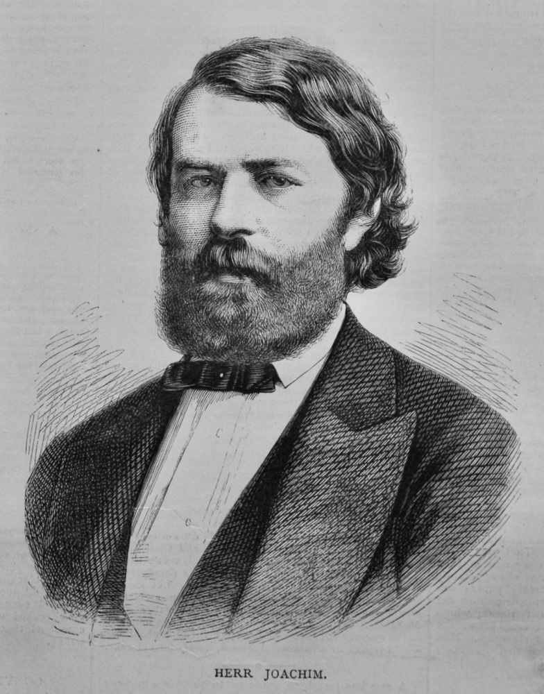 Herr Joachim.  (Violinist).  1879.