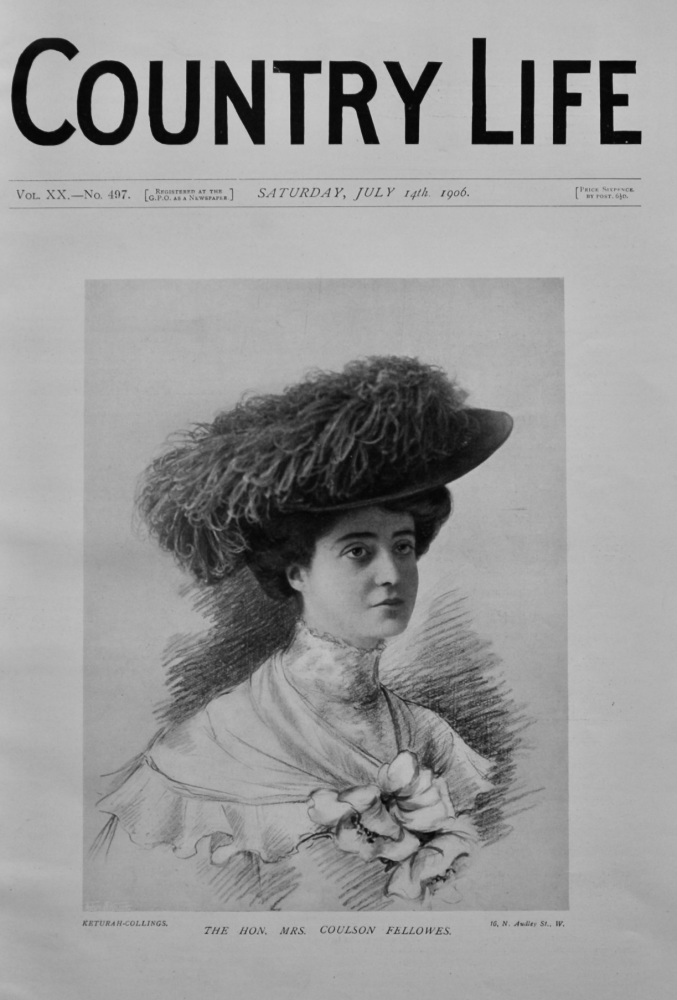 The Hon. Mrs. Coulson Fellowes.  1905.